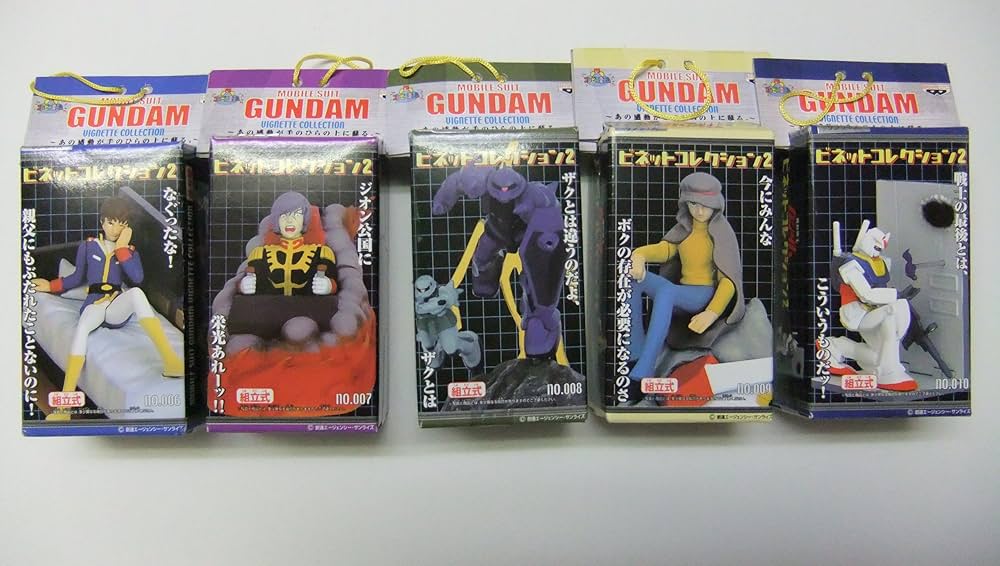 【新品・未開封・レア】ガンダム ビネットコレクション フィギュアセット Amazon.co.jp: 機動戦士ガンダム ビネットコレクション2 全5種